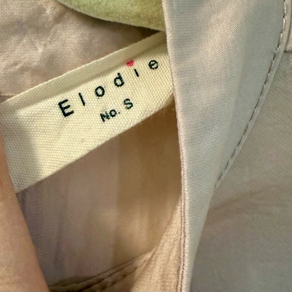 Elodie Blush Ruffle Sleeve Blouse – High Neck – Size Small - Picture 2 of 4